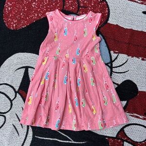 RACHEL RILEY PINK SODA POP GLASS BOTTLE GRAPHIC PRINT DRESS SIZE 4T